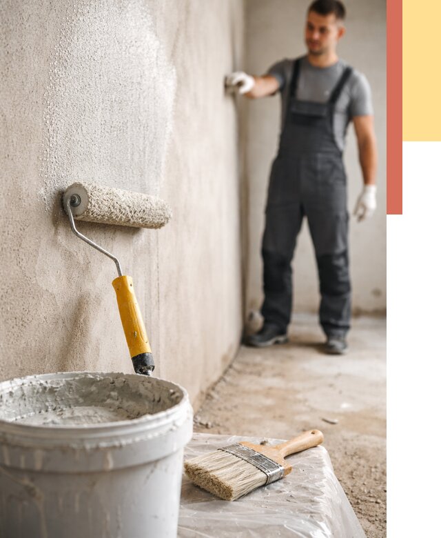 Нанесение бетоноконтакта на стены в Ханты-Мансийске от 4288 руб. быстро и недорого | ОТДЕЛОЧНИК-Хнт