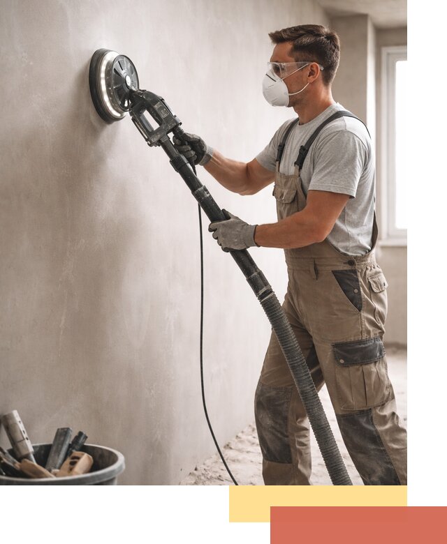 Профессиональная шлифовка стен в Ханты-Мансийске быстро и качественно