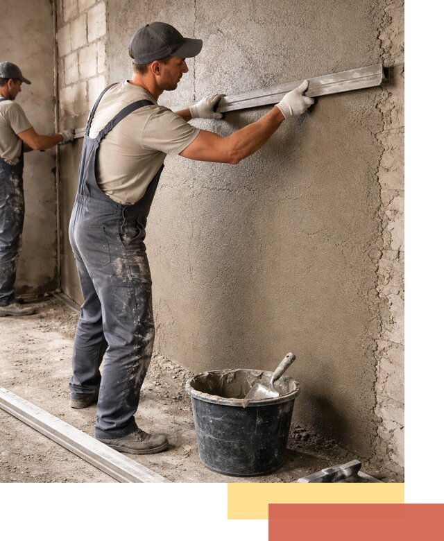 Штукатурка стен цементно-песчаная в Ханты-Мансийске профессионально