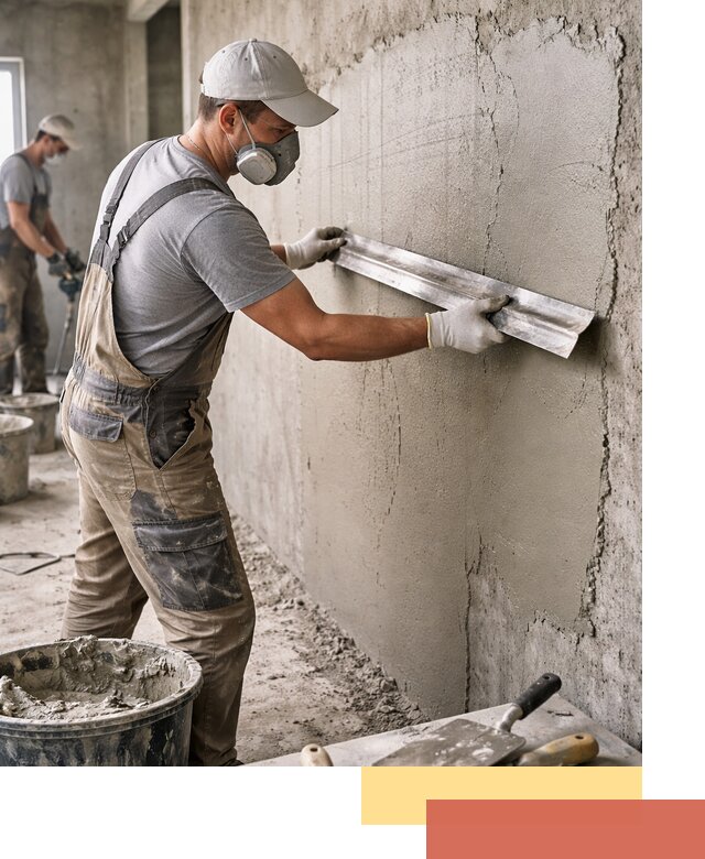 Штукатурка бетонных стен в Ханты-Мансийске качественно и долговечно