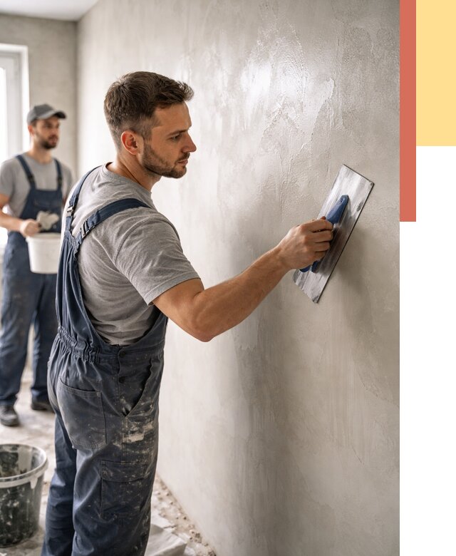 Глянцевание штукатурки стен в Ханты-Мансийске от 7657 руб. — услуги и затирка | ОТДЕЛОЧНИК-Хнт