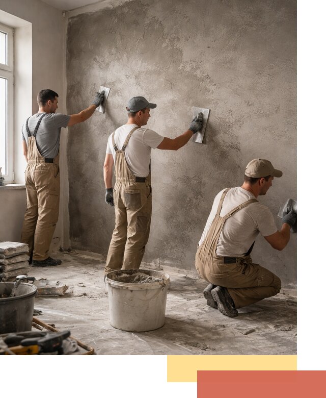 Декоративная штукатурка под бетон в Ханты-Мансийске для стен и потолков