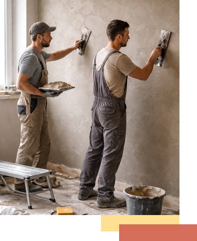 Ремонт декоративной штукатурки и восстановление фактуры в Ханты-Мансийске