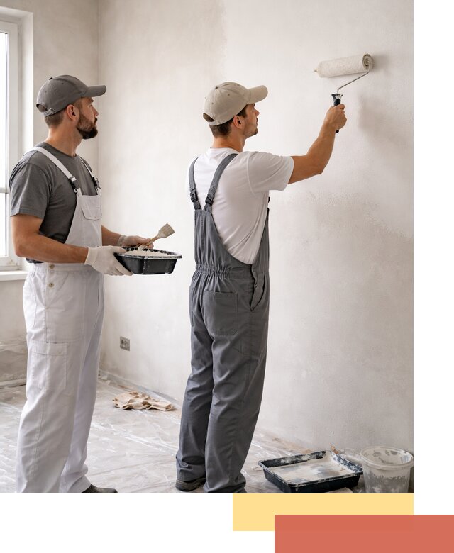 Покраска стен водоэмульсионной краской в Ханты-Мансийске