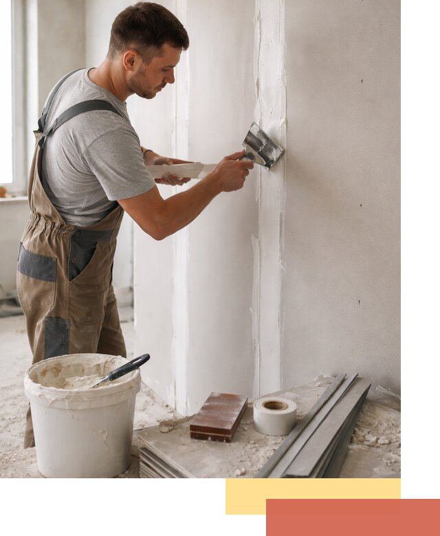 Шпаклевка перегородок из гипсокартона в Ханты-Мансийске качественно и быстро