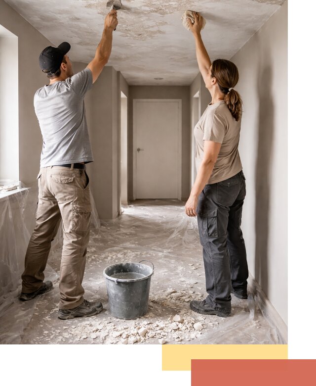 Удаление побелки с потолка в Ханты-Мансийске — быстро и аккуратно