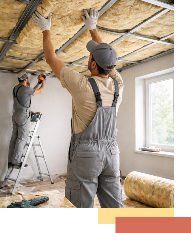 Утепление потолка под ключ в Ханты-Мансийске качественно и быстро