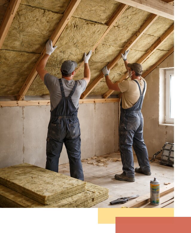 Утепление потолка минеральной ватой в Ханты-Мансийске